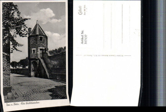 317137,Zans am Rhein Altes Wachttürmchen Turm