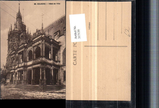 317139,Köln Cologne Hotel de Ville Rathaus