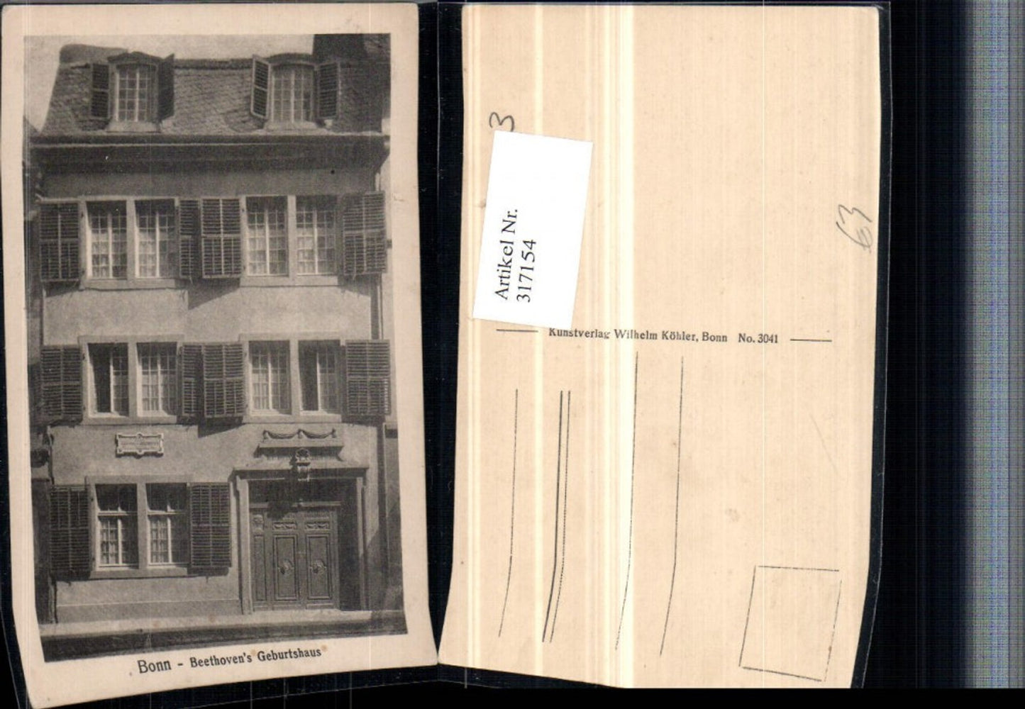 317154,Bonn am Rhein Beethovens Geburtshaus