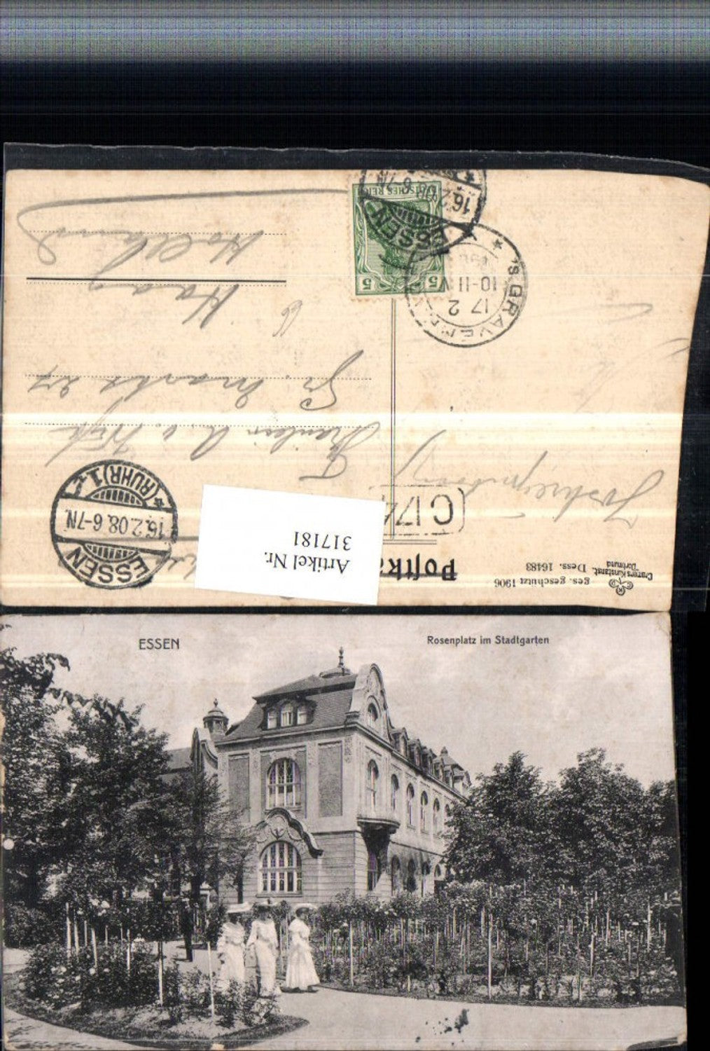 317181,Essen Rosenplatz im Stadtgarten