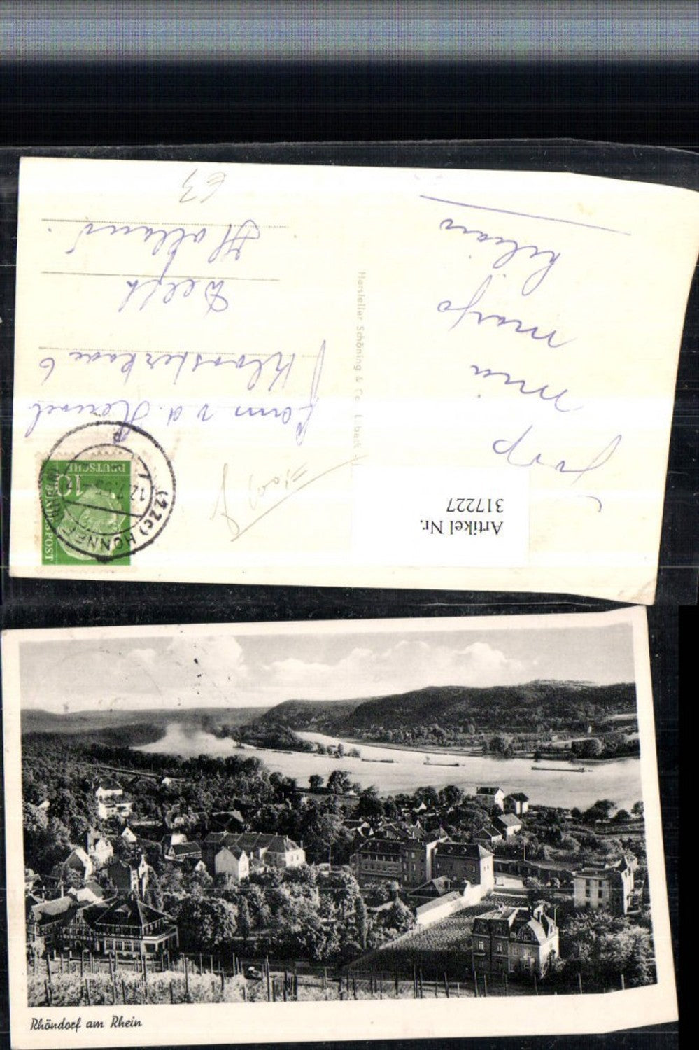317227,Rhöndorf am Rhein Teilansicht