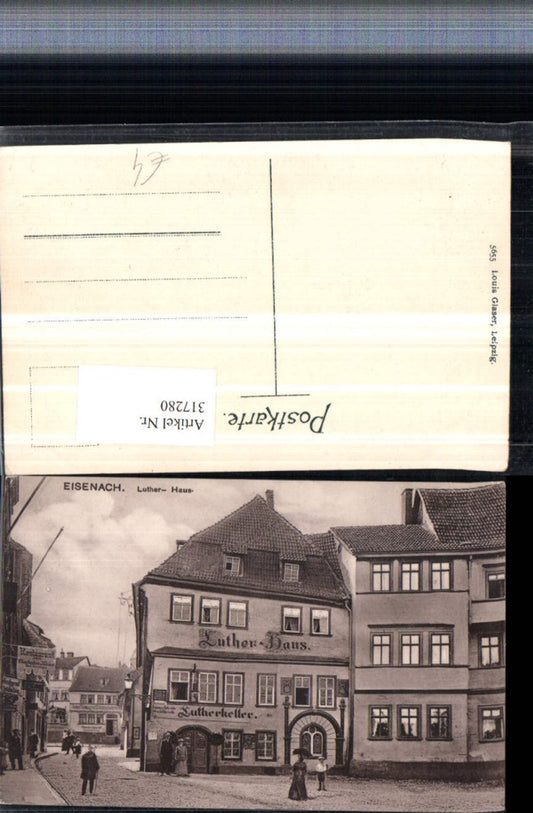 317280,Eisenach Luther-Haus Straßenansicht