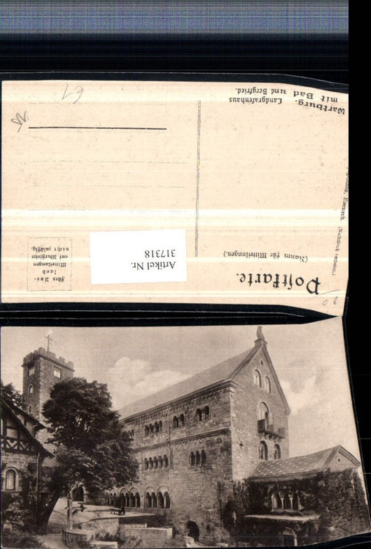 317318, Wartburg near Eisenach, Landgrave's House with bath and keep
