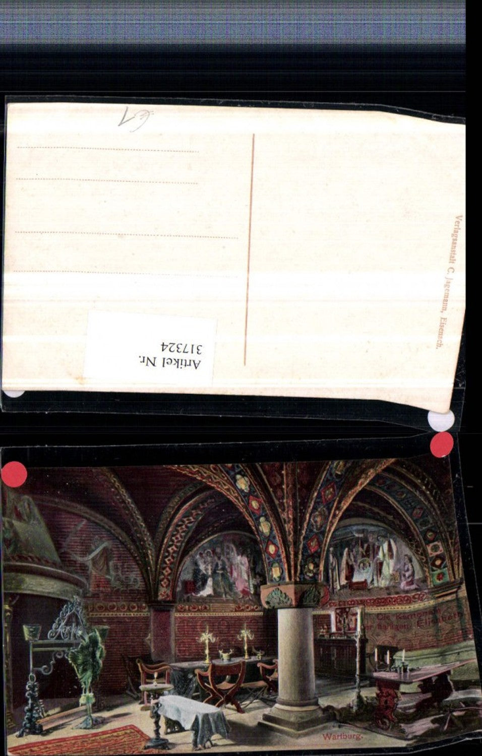 317324, Eisenach Wartburg Castle Interior view