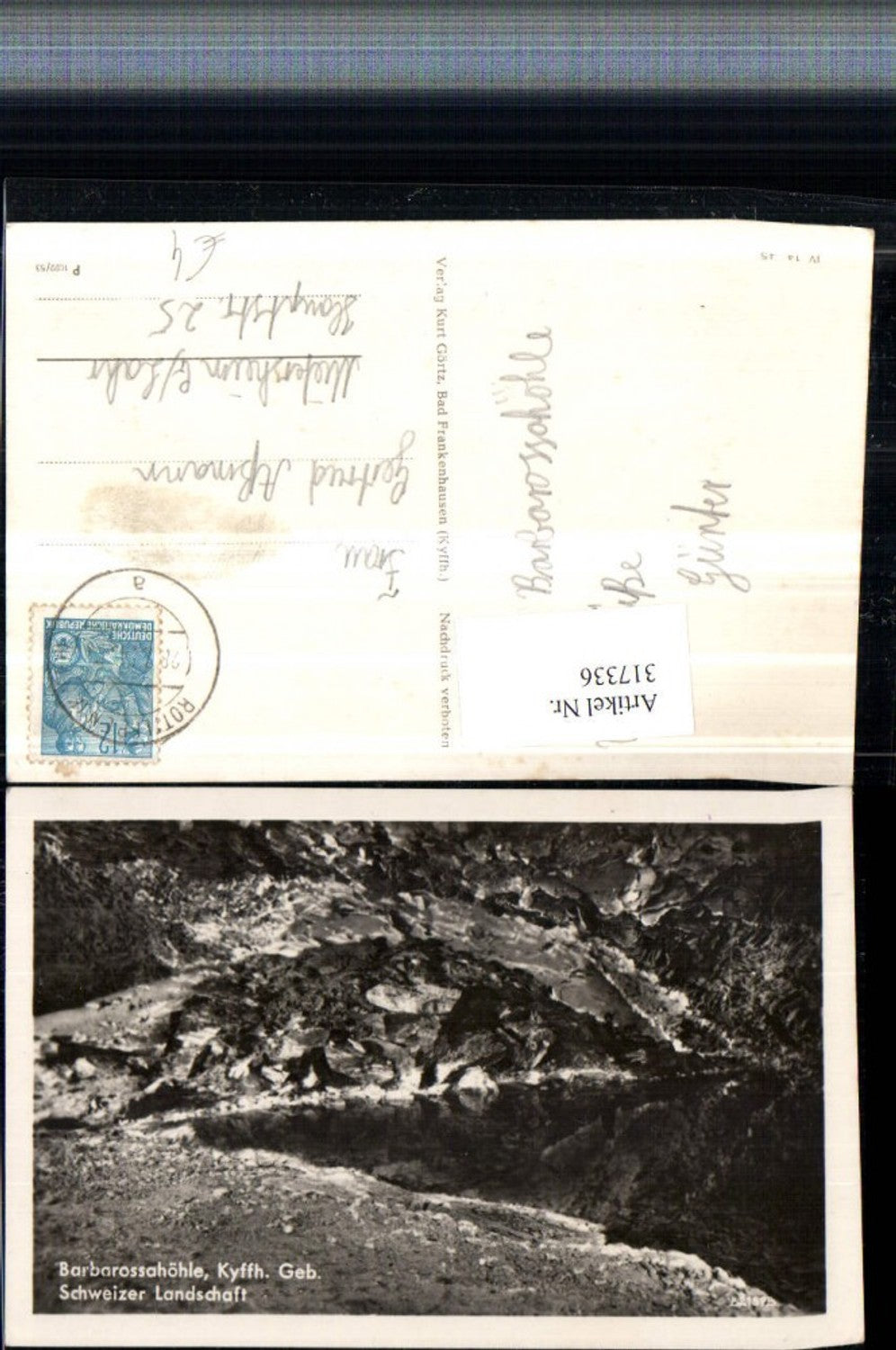 317336,Kyffhäuser Barbarossahöhle Schweizer Landschaft
