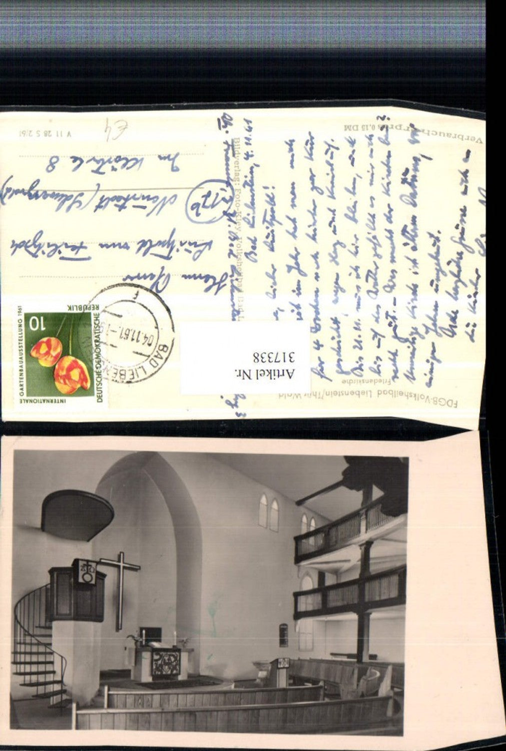 317338, Bad Liebenstein Peace Church Interior view