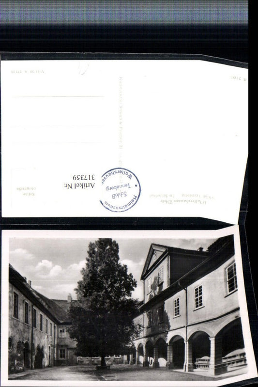 317359,Waltershausen Schloss Tenneberg Schlosshof