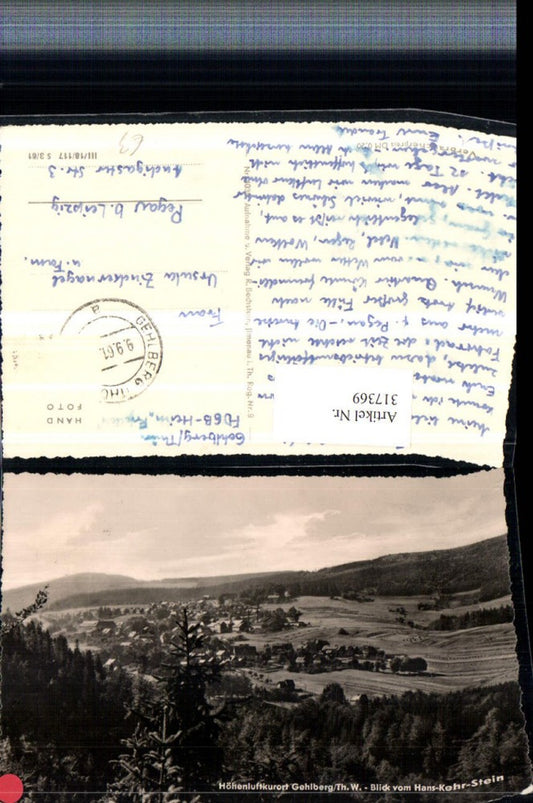 317369,Gehlberg Totale Blick vom Hans-Kehr-Stein