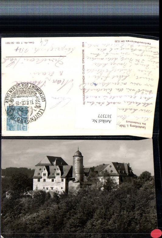 317377, Leutenberg in Thuringia Friedensburg Castle