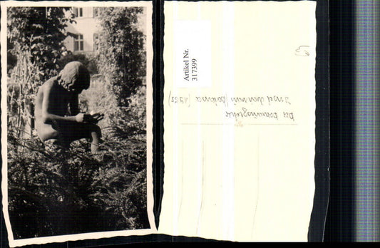 317399,Foto AK Insel Mainau im Bodensee Der Dornauszieher Statue