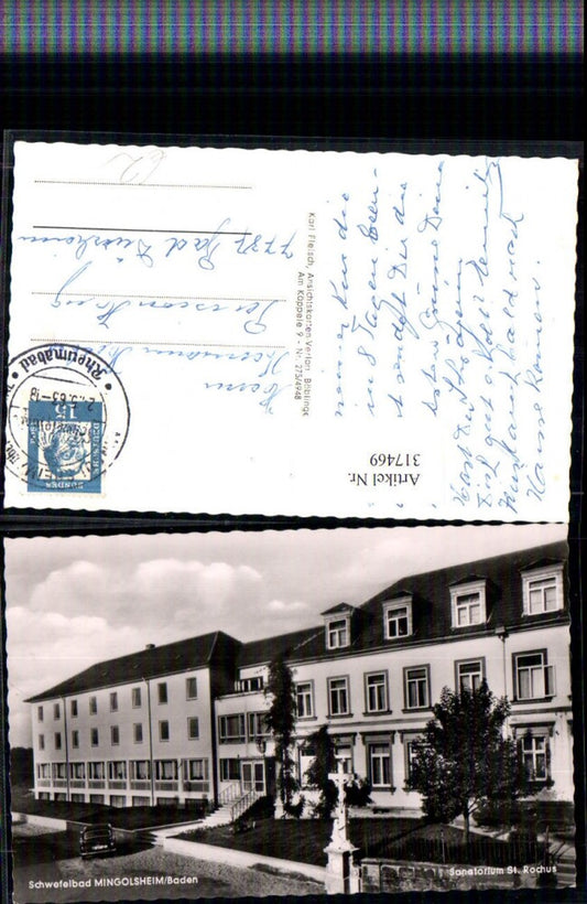 317469, Bad Mingolsheim Sanatorium St. Rochus