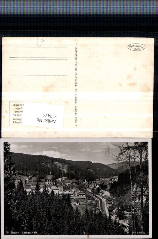 317473, St. Blasien in the Black Forest, partial view