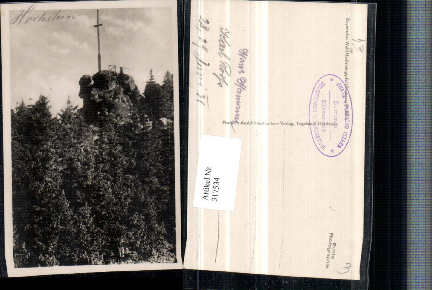 317534,Hochsteingipfel Dreisessel b. Altreichenau Kreuz