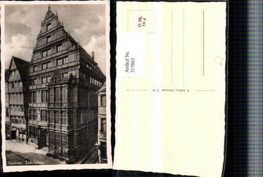 317865,Hannover Leibnizhaus Gebäude