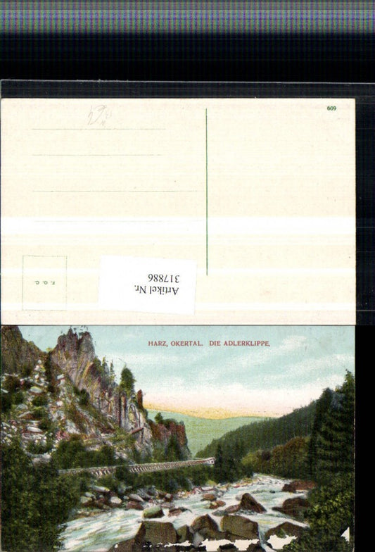 317886,Okertal im Harz Die Adlerklippe b. Goslar