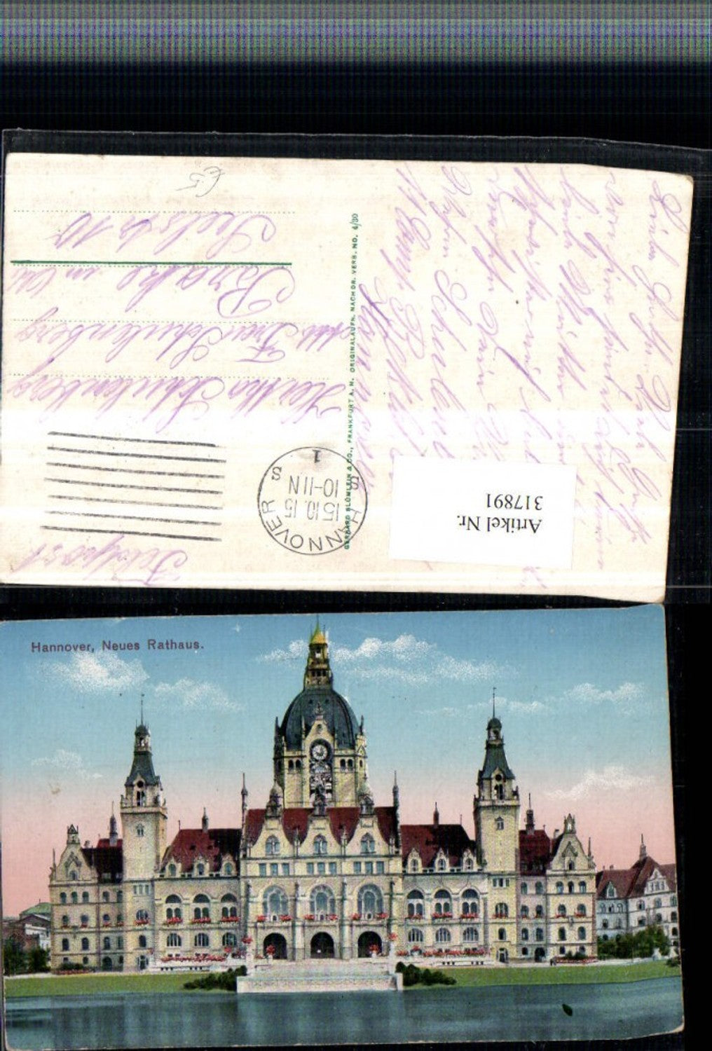 317891,Hannover Rathaus Gebäude