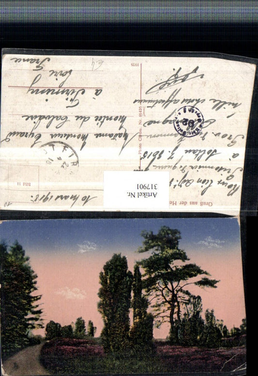 317901,Gruß aus der Lüneburger Heide Landschaft