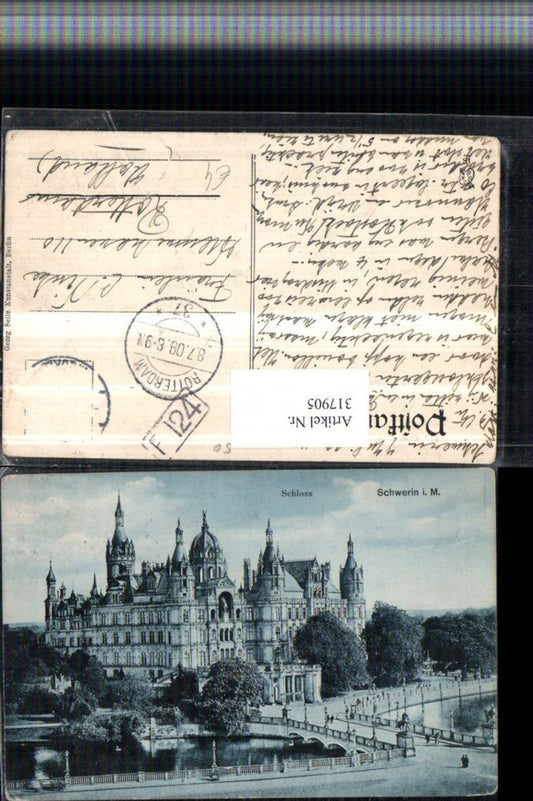 317905,Schwerin Schloss Brücke