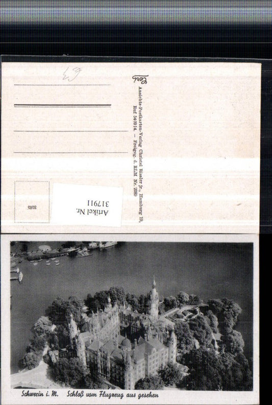 317911,Schwerin Schloss Fliegeraufnahme