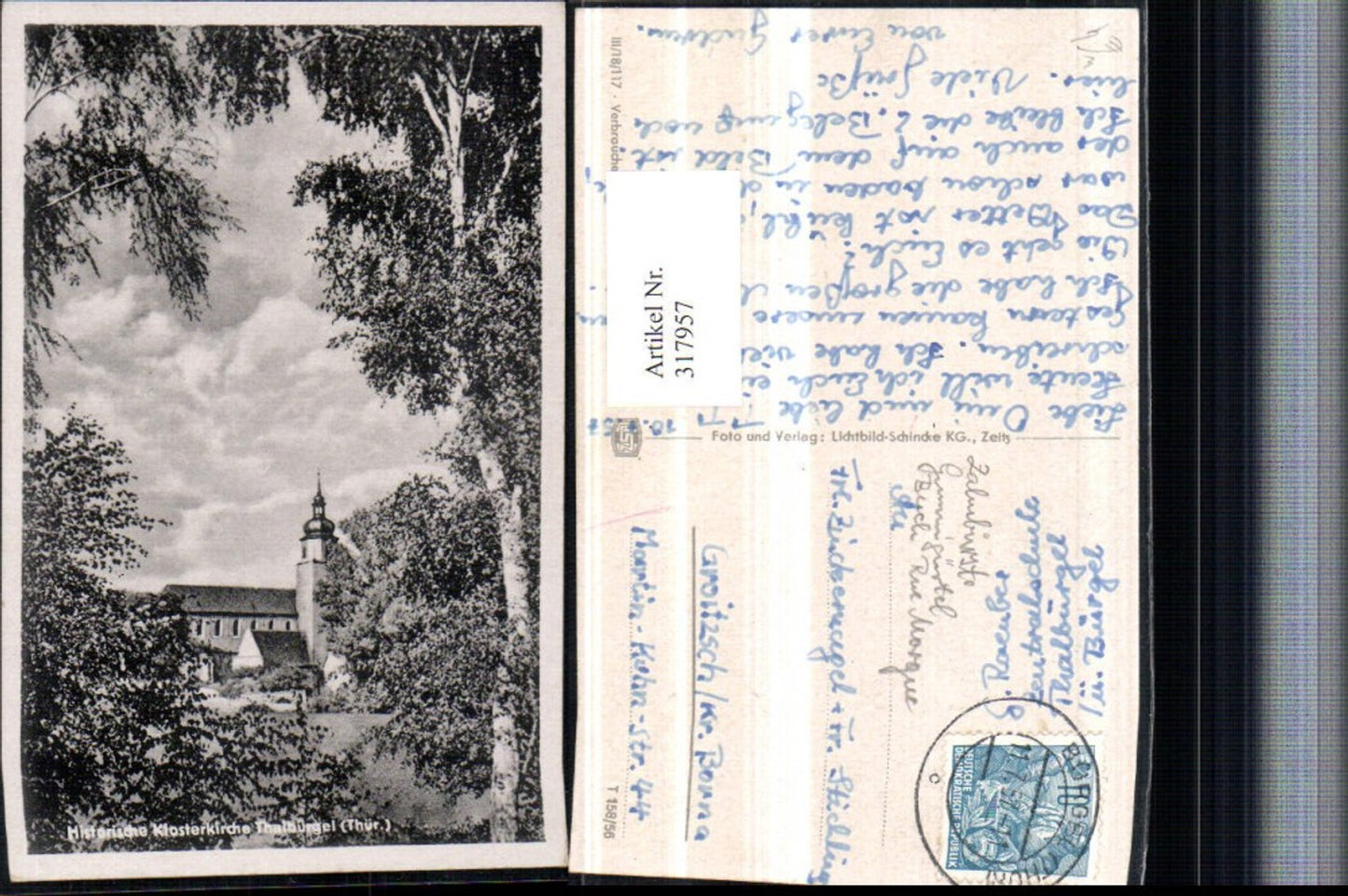 317957, Bürgel Thalbürgel Historic Monastery Church