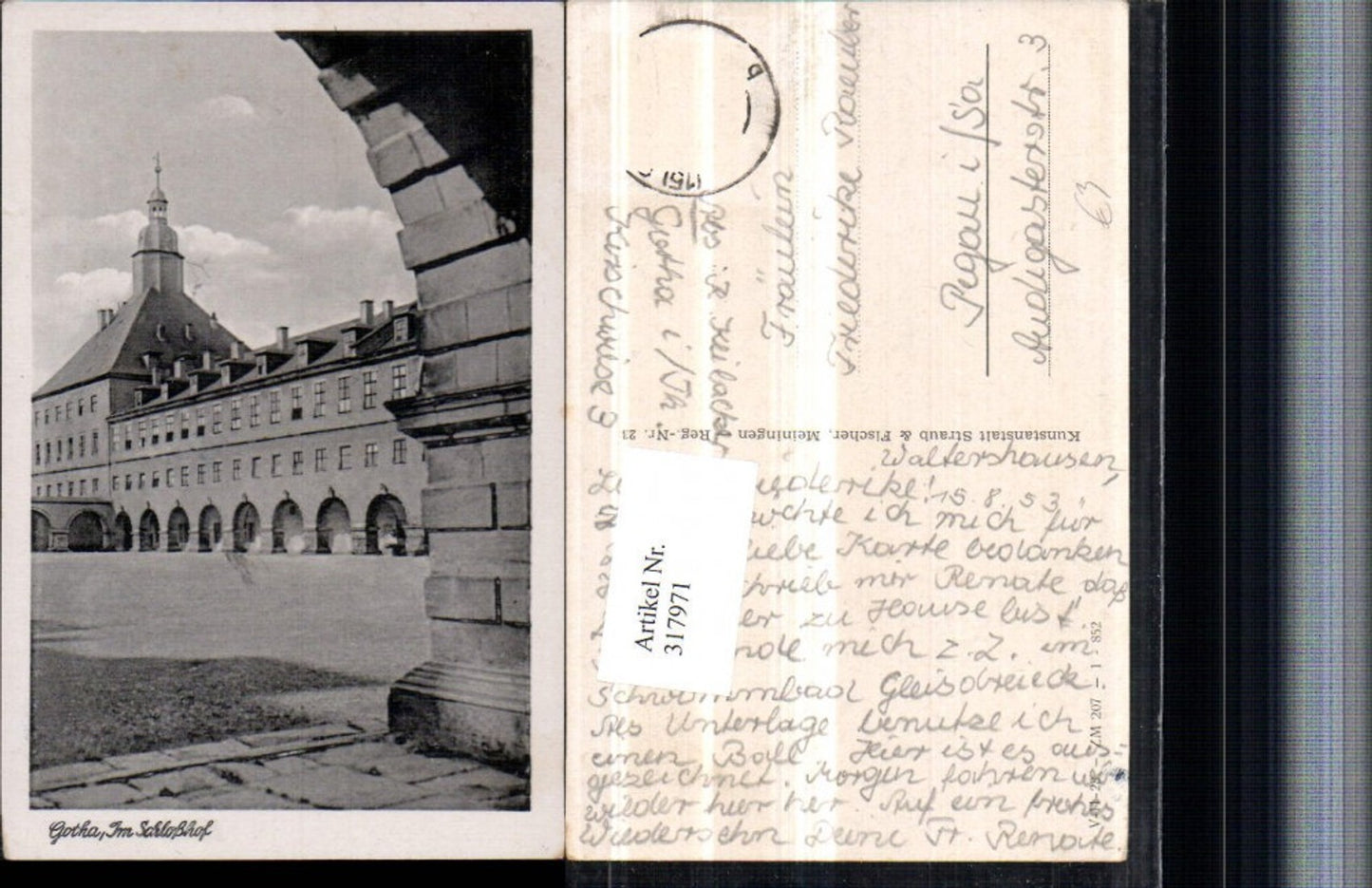 317971,Gotha Schloss Im Schlosshof