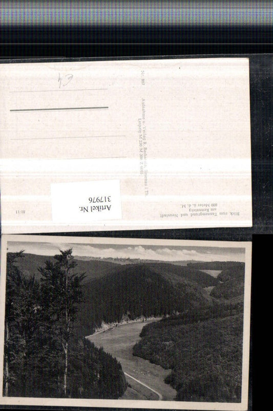 317976, View towards Tannengrund and Neustadt am Rennsteig