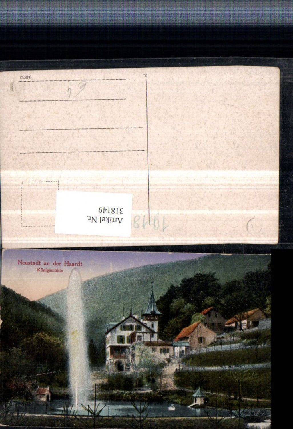 318149,Neustadt an d. Haardt Königsmühle Fontäne