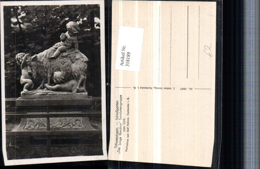 318189, Schwetzingen Palace Gardens The Young Bacchus Sandstone Group