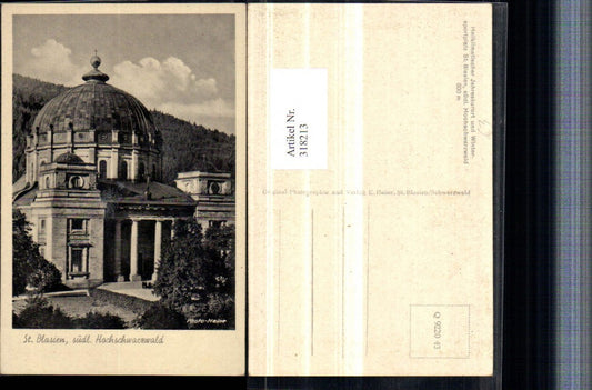 318213, St. Blasien in the Black Forest, Church Dome