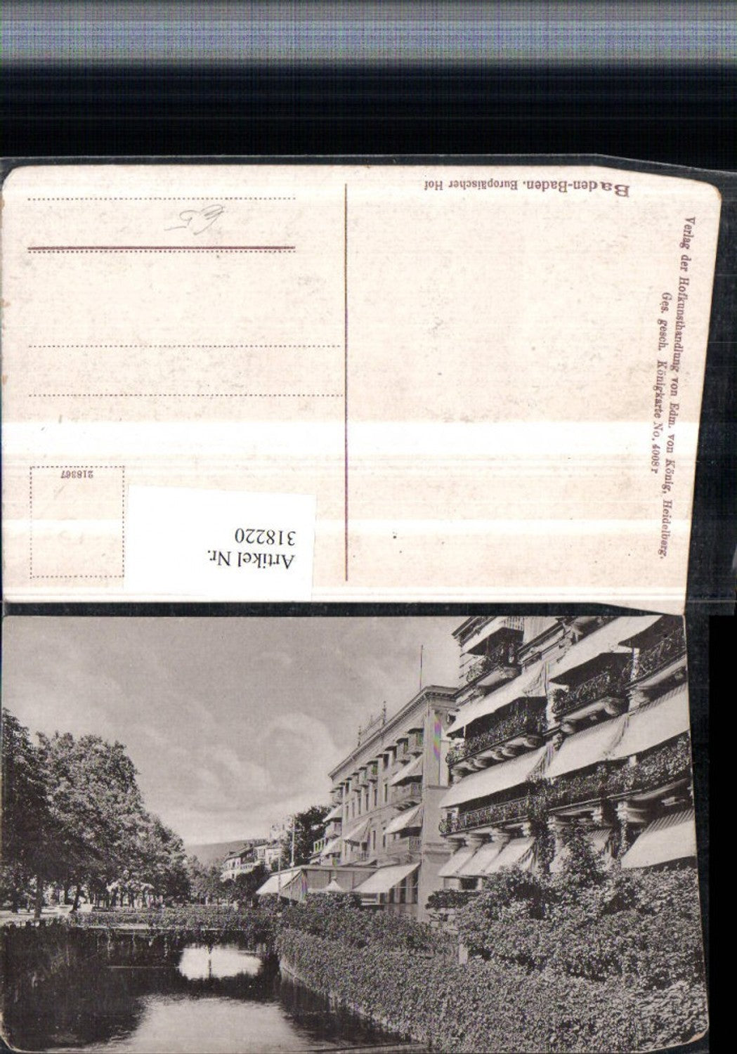 318220, Baden-Baden Europäischer Hof River