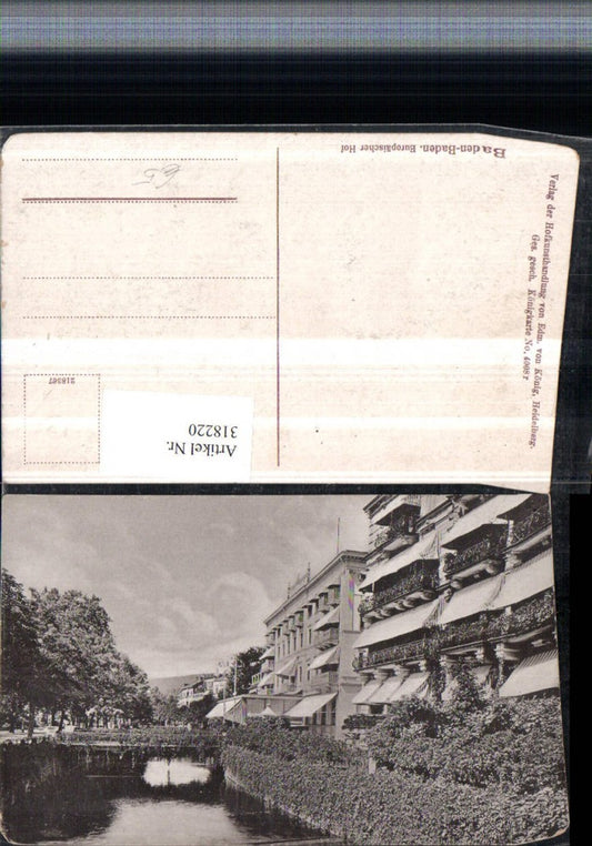 318220, Baden-Baden Europäischer Hof River