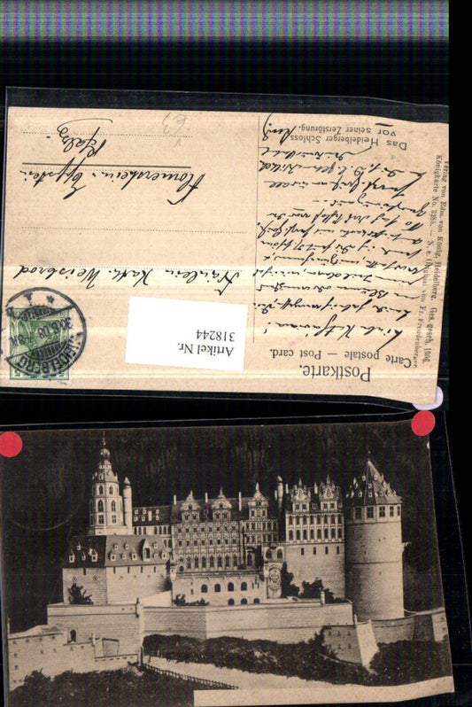 318244, Heidelberg Castle before its destruction, Edmund v. King 3285