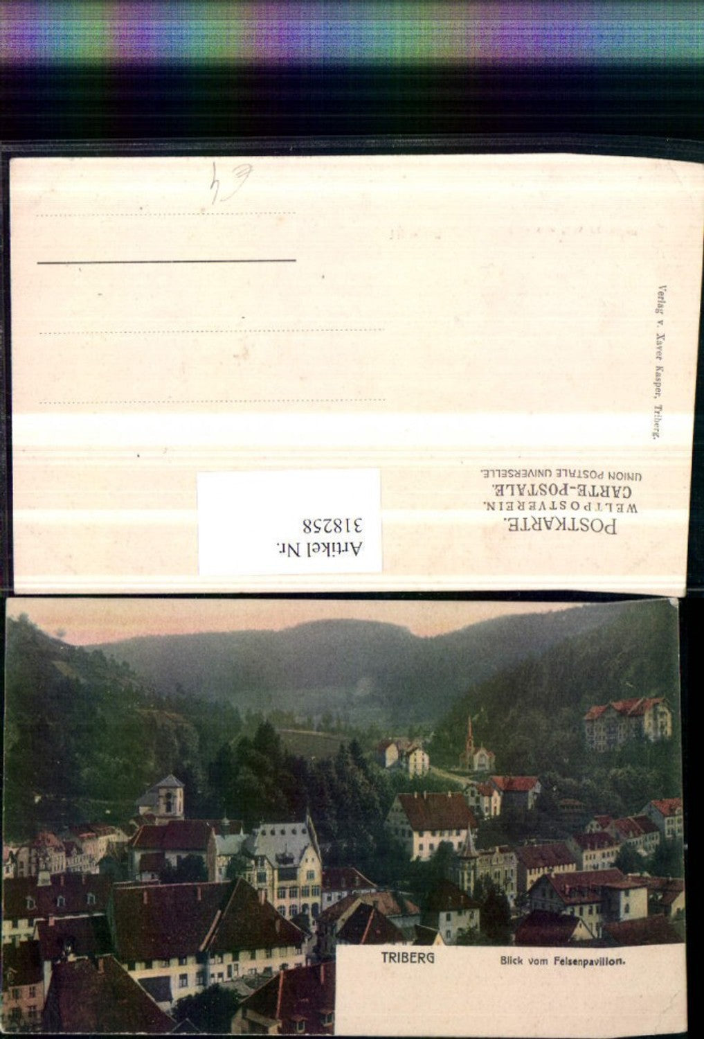 318258, Triberg partial view view from rock pavilion