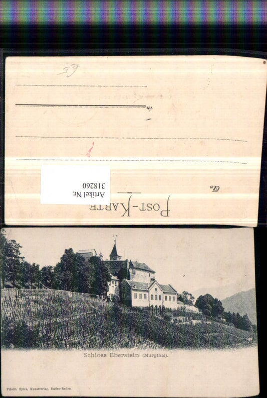 318260, Eberstein Castle in the Murgh Valley near Gernsbach