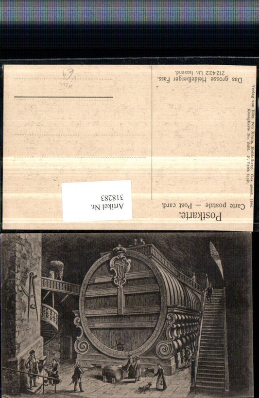 318283, Heidelberg The Great Barrel of Wine pub Edmund v. König 2490