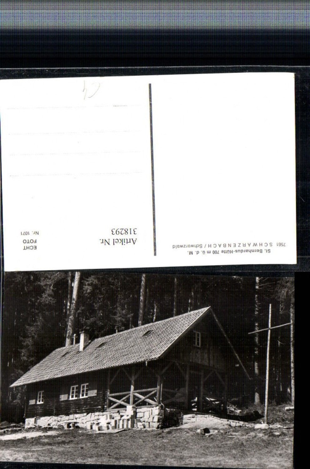 318293,Schwarzenbach im Schwarzwald St. Bernhardus-Hütte Holzhütte