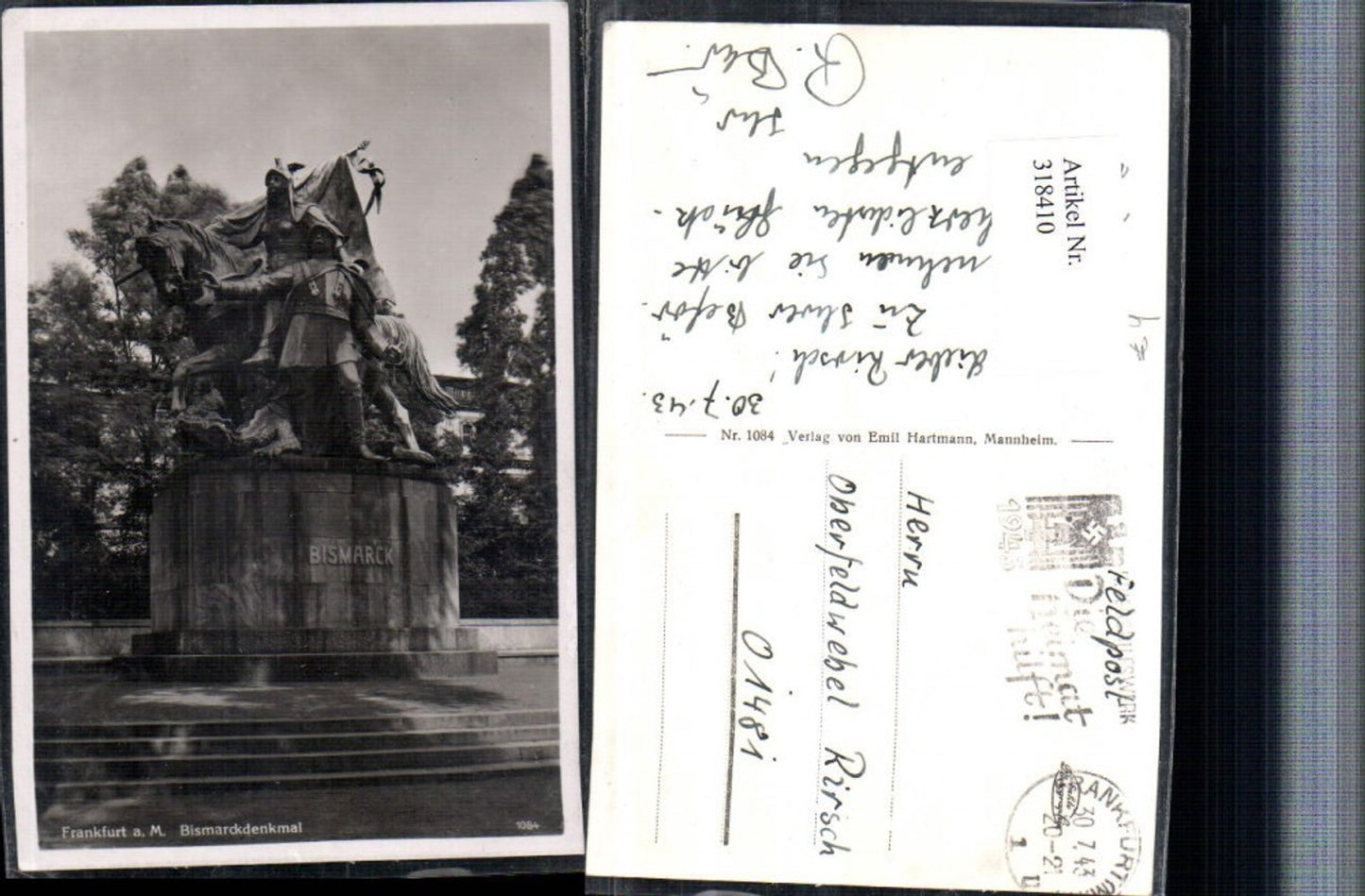 318410,Frankfurt am Main Bismarck-Denkmal