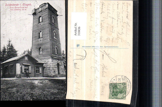318436,Schönheide im Erzgebirge Prinz Georg-Turm auf d. Kuhberg