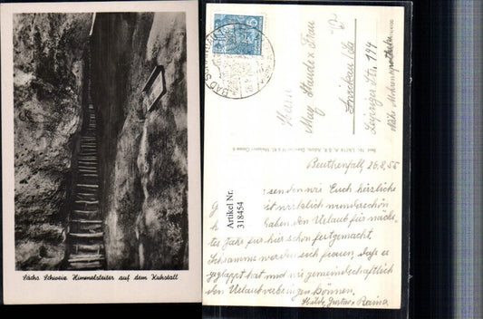 318454,Sächsische Schweiz Himmelsleiter auf d. Kuhstall b. Sebnitz