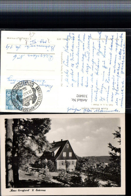 318492,Bärenfels im Erzgebirge Haus Bergfried