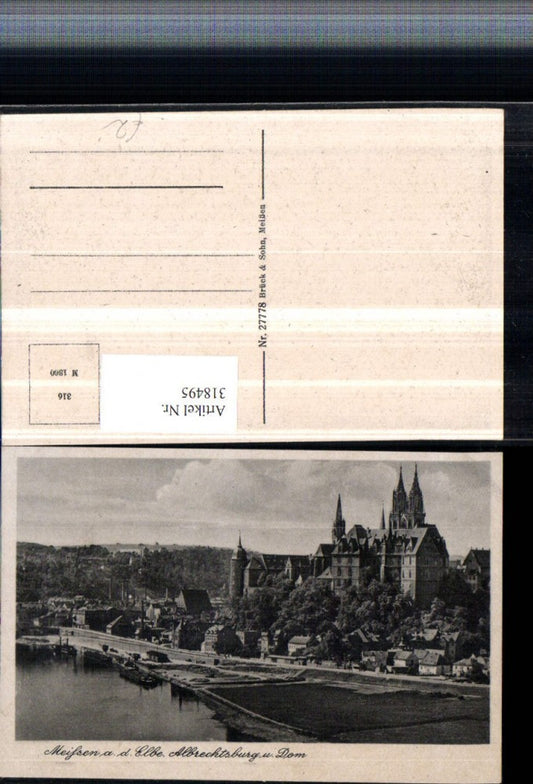 318495,Meißen an d. Elbe Albrechtsburg u. Dom