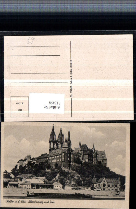318498,Meißen an d. Elbe Albrechtsburg u. Dom