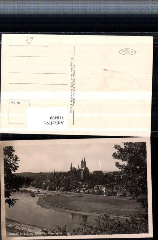 318499,Meißen an d. Elbe Totale von Proschwitz
