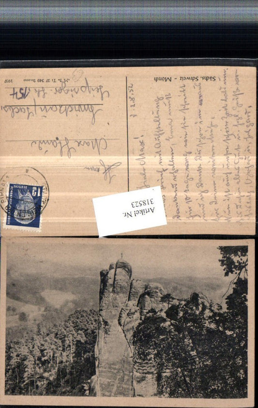 318523,Sächsische Schweiz Mönch Felsen b. Rathen