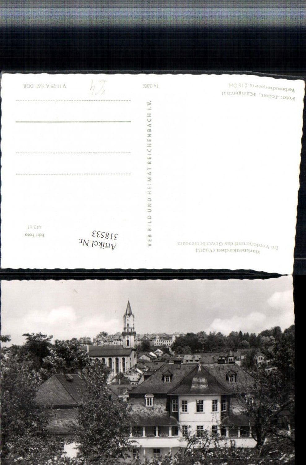 318533,Markneukirchen im Vogtland Kirche Gewerbemuseum pub VEB 14/3081