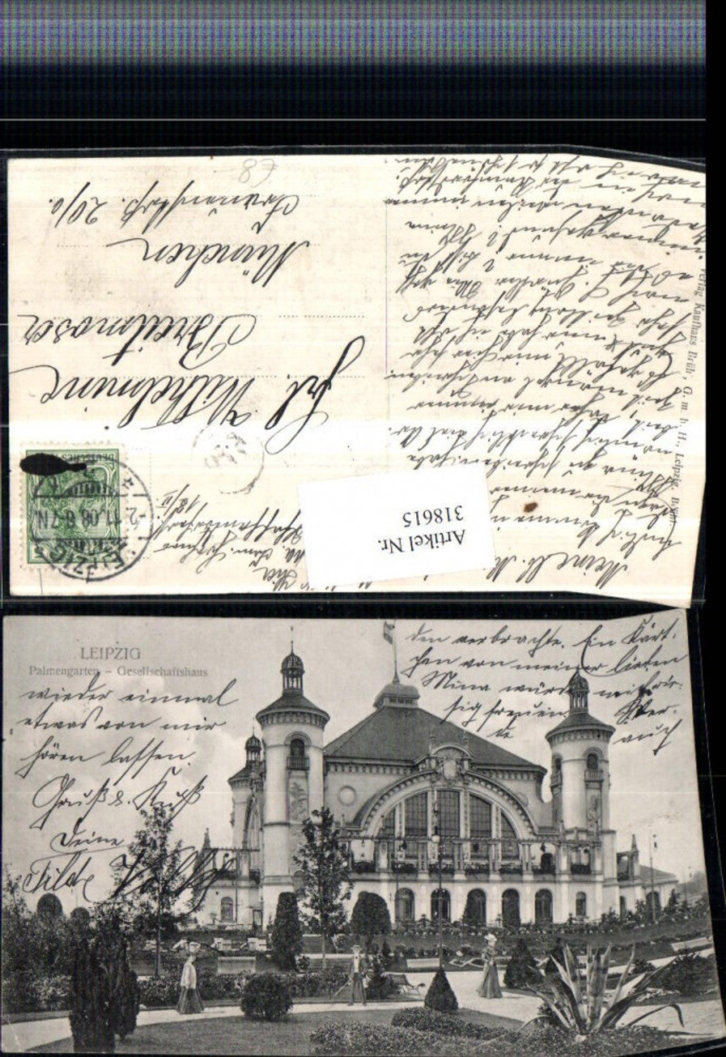 318615, Leipzig Palmengarten Gesellschaftshaus Building
