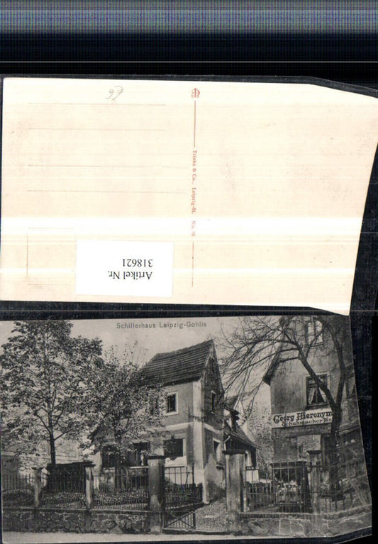 318621,Leipzig Gohlis Schillerhaus Georg Hieronym Schuhmacher