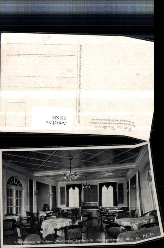 318629,Kurheim Waldfrieden in Steinbach b. Johanngeorgenstadt Aufenthaltsraum