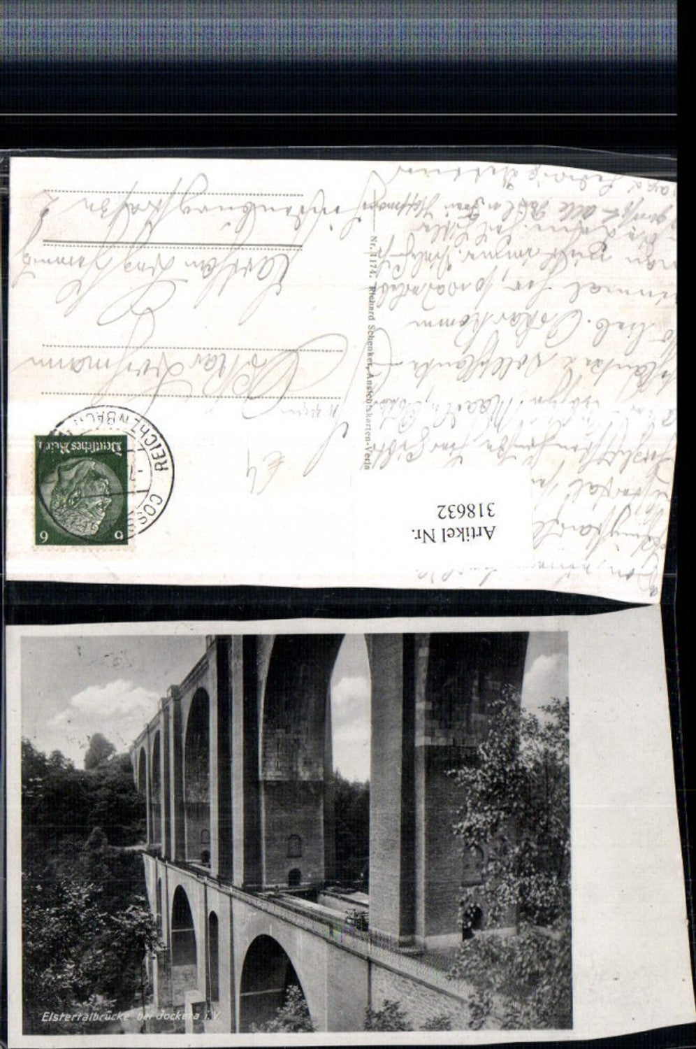 318632,Elstertalbrücke Brücke Viadukt b. Jockera im Vogtland