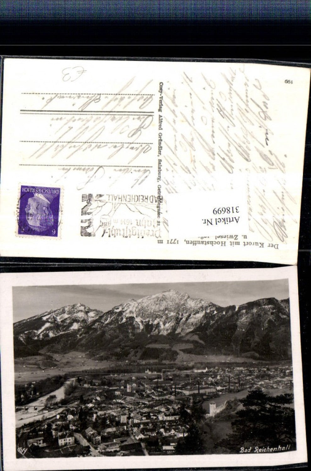 318699,Bad Reichenhall Totale Bergkulisse